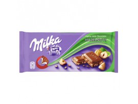 Milka молочный шоколад с дробленым лесными орехами 100 г 